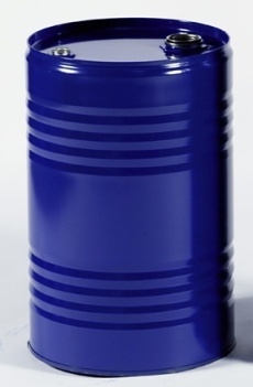 Imagen de Bidón metálico con 2 tapones azul