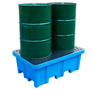 Imagen de Cubeto Colector Transportable para 2 Bidones de 200 litros 