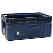 Caja Plástica Usada 43 litros Azul 40 x 60 x 28 cm VDA C-KLT